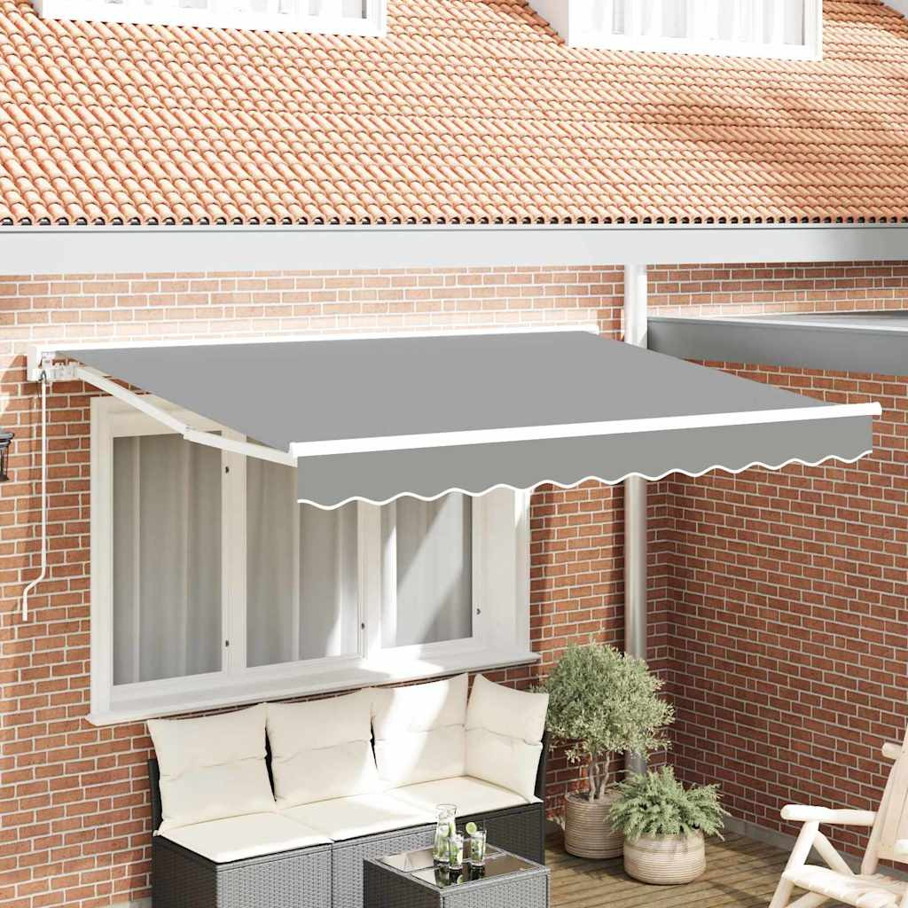 vidaXL Markisenrahmen Verstellbar Weiß 3 x 2 m Stahl