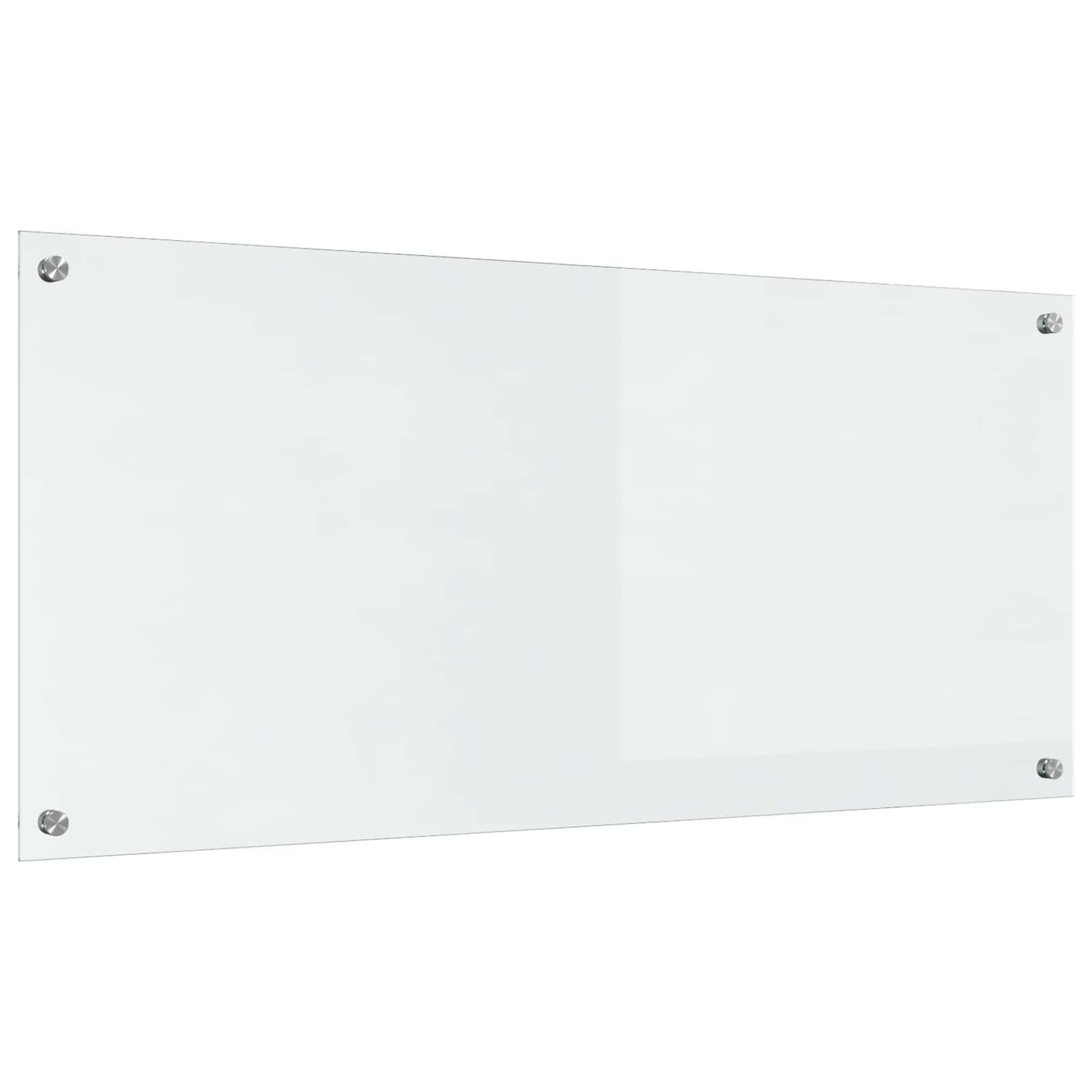 vidaXL Küchenrückwand Transparent 110 x 50 cm Gehärtetes Glas