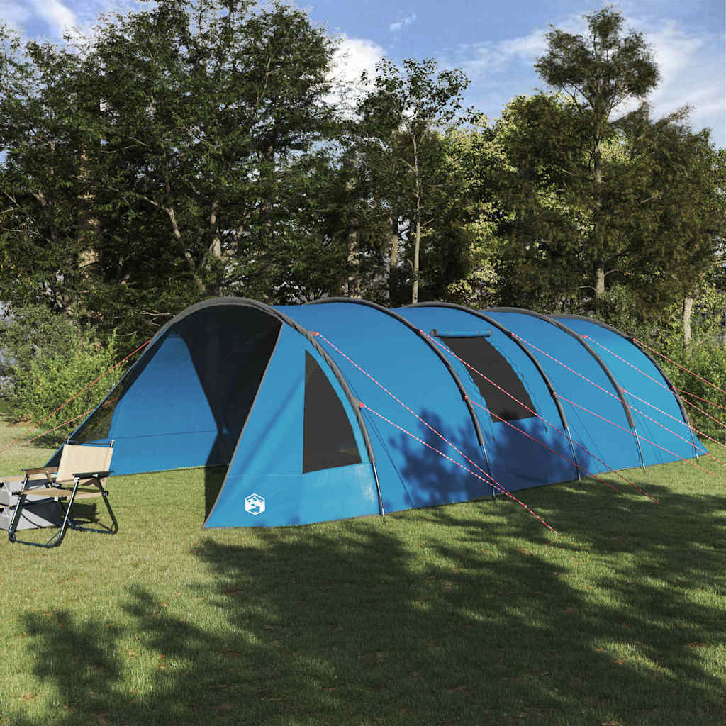 vidaXL Tunnelzelt für 6 Personen Blau und Grau 890 x 470 x 220 cm