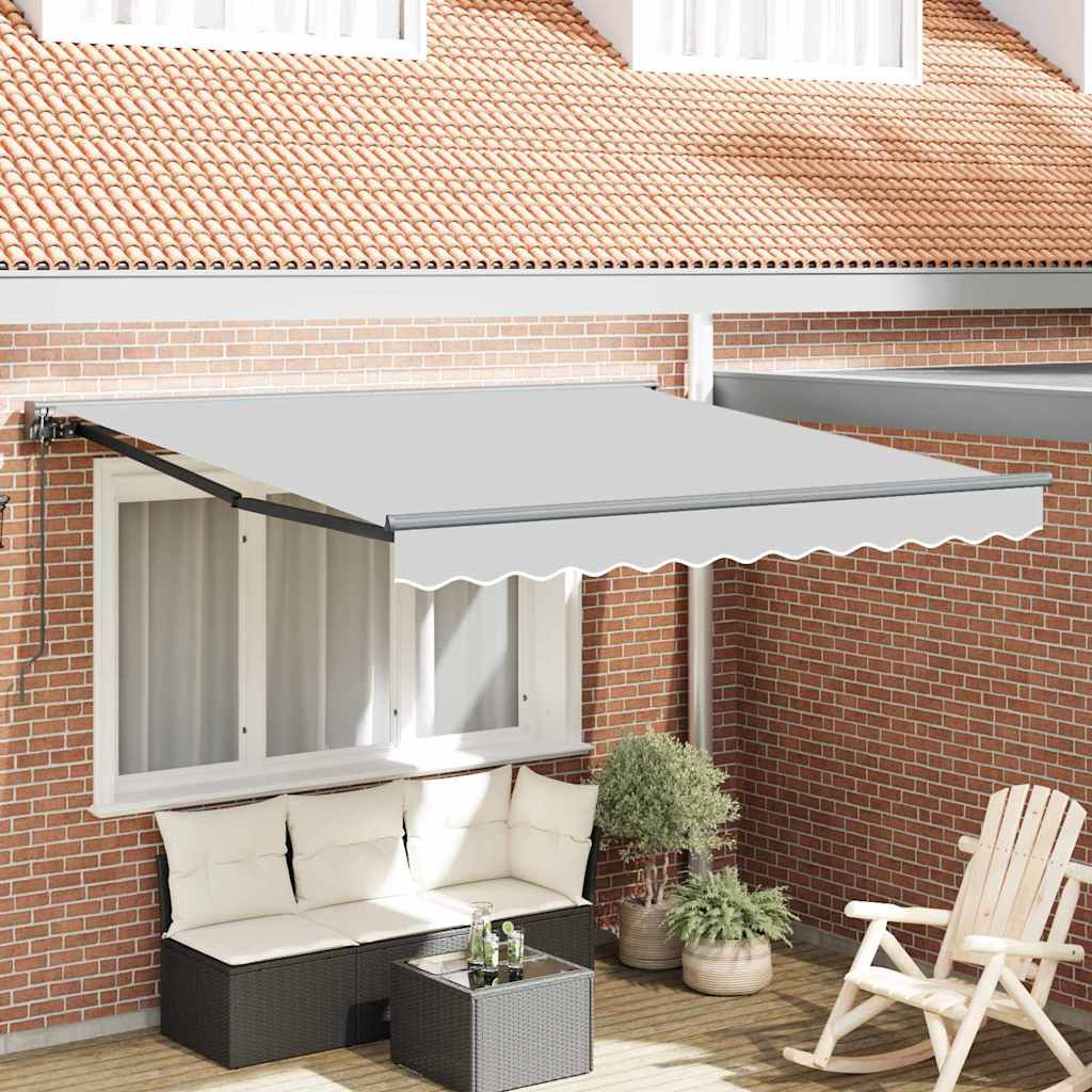 vidaXL Markisenrahmen Verstellbar Anthrazit 3 x 2,5 m Stahl