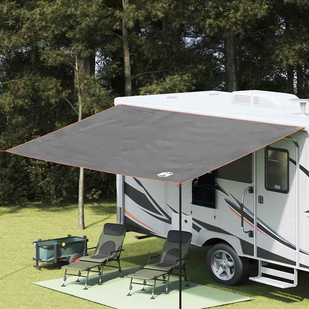 vidaXL Wasserfeste Plane Personen 240 x 460 cm Grau und Orange