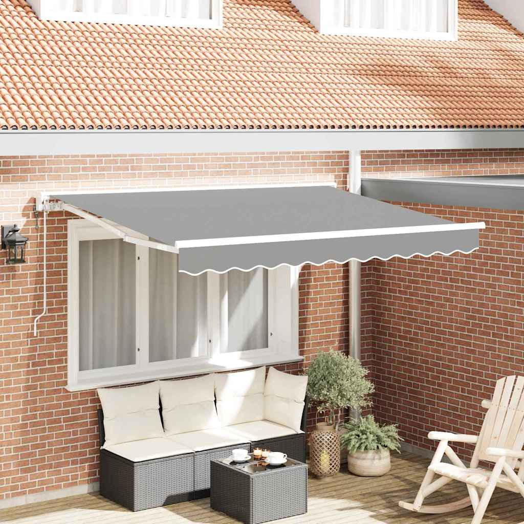 vidaXL Markisenrahmen Weiß 3,5 x 2 m Metall