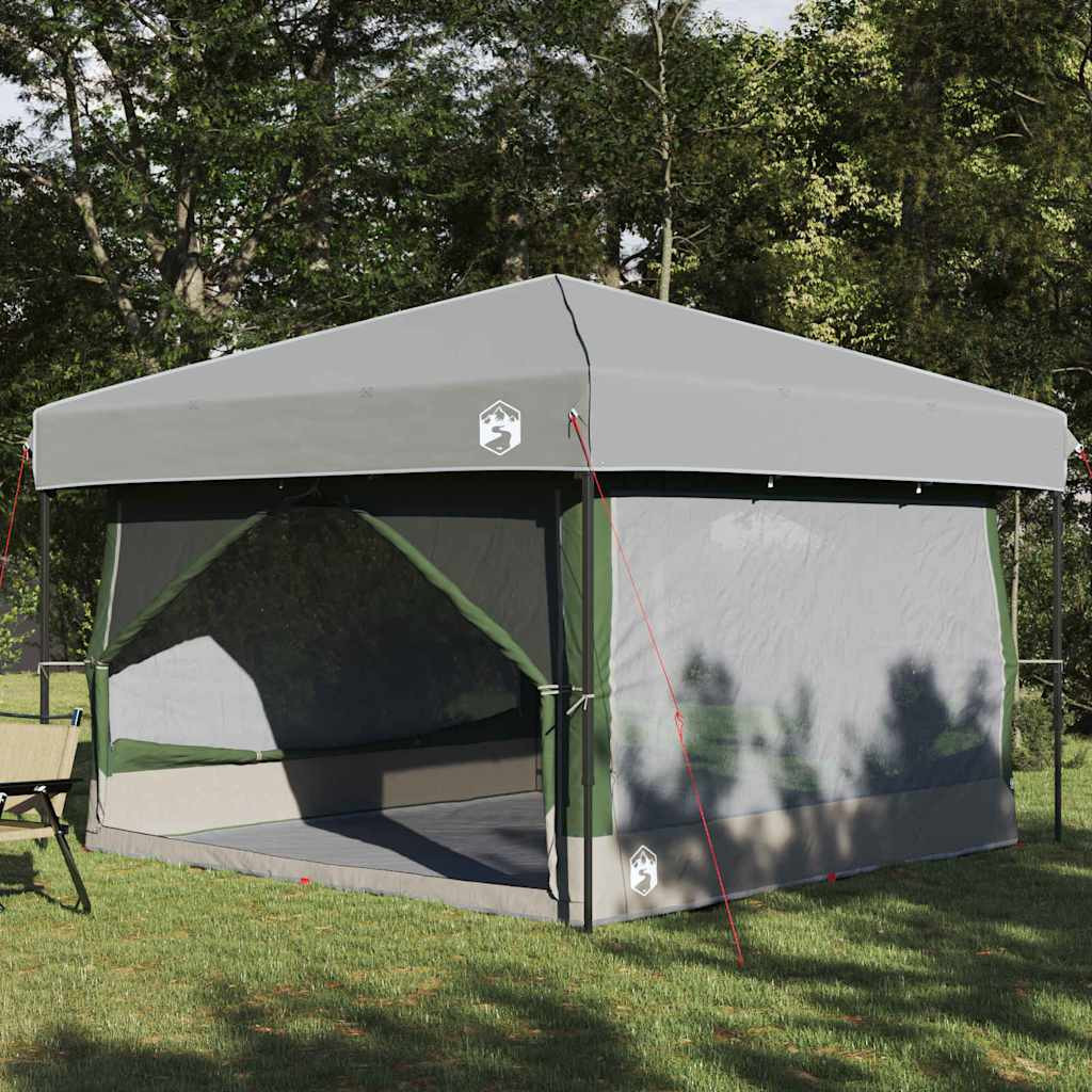 vidaXL Innertelt 7-Personen 7 Personen Grün und Grau