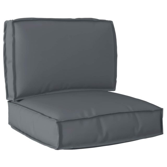 vidaXL Palettenkissenset 2 pcs Anthrazit Oxford-Stoff