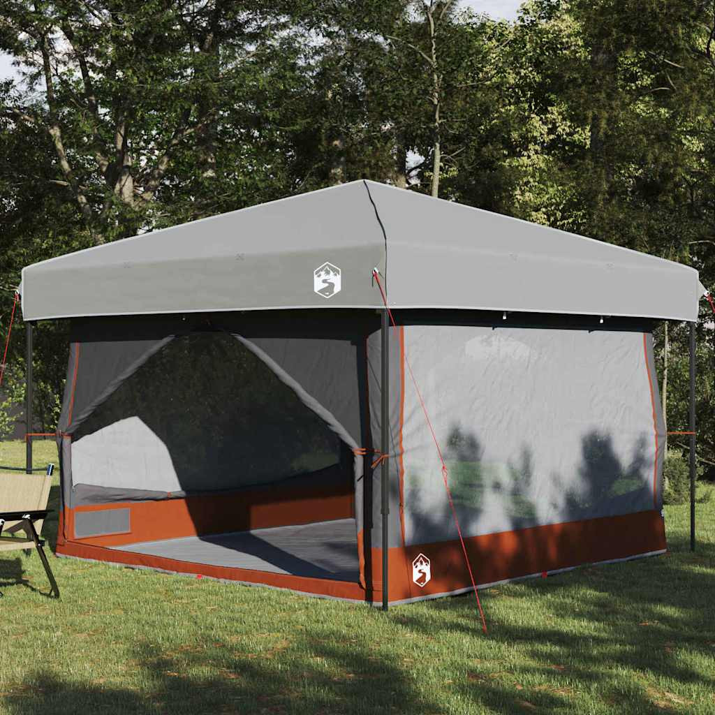 vidaXL Innertelt 7-Personen 7 Personen Grau und Orange