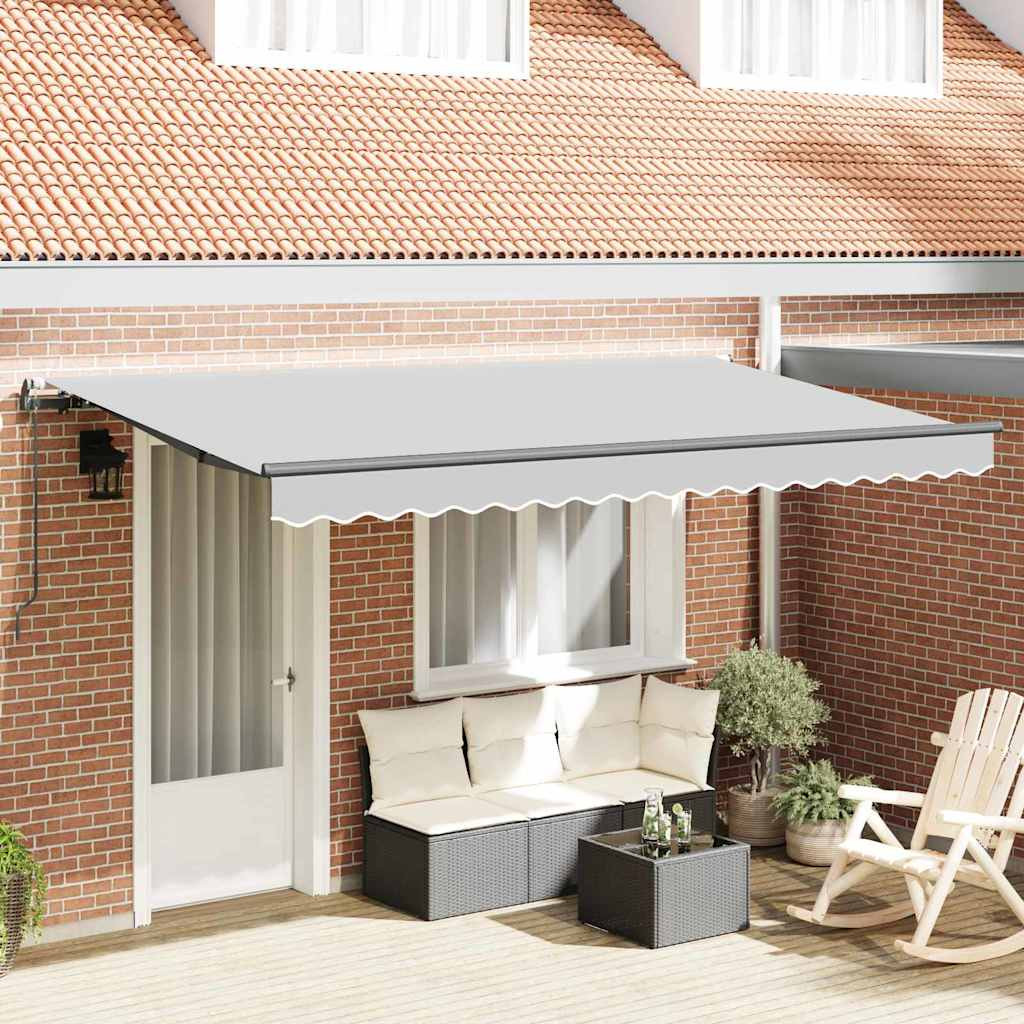 vidaXL Markisenrahmen Anthrazit 4 x 2 m Metall