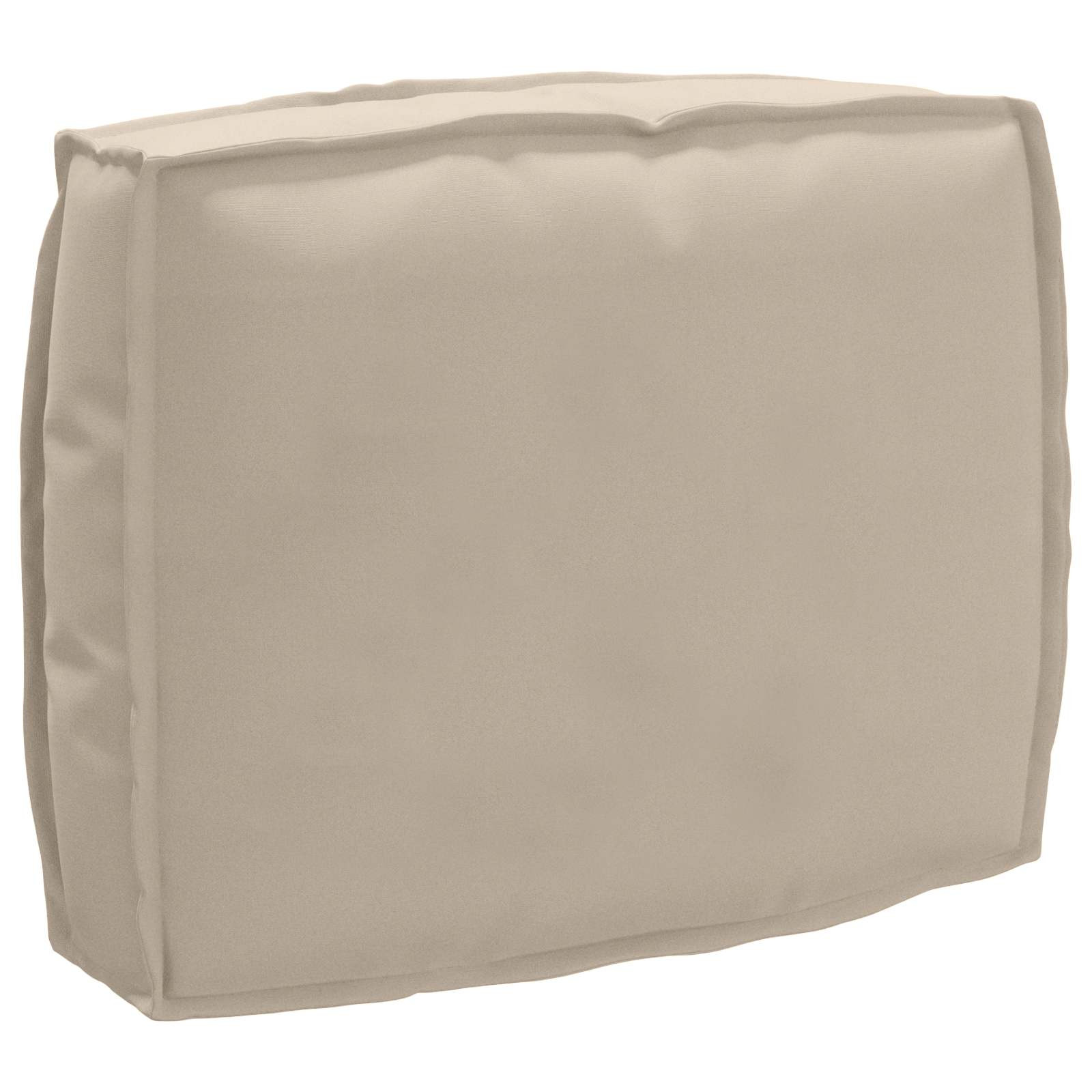 vidaXL Kissen Taupe 50 x 40 x 12 cm Oxford-Stoff