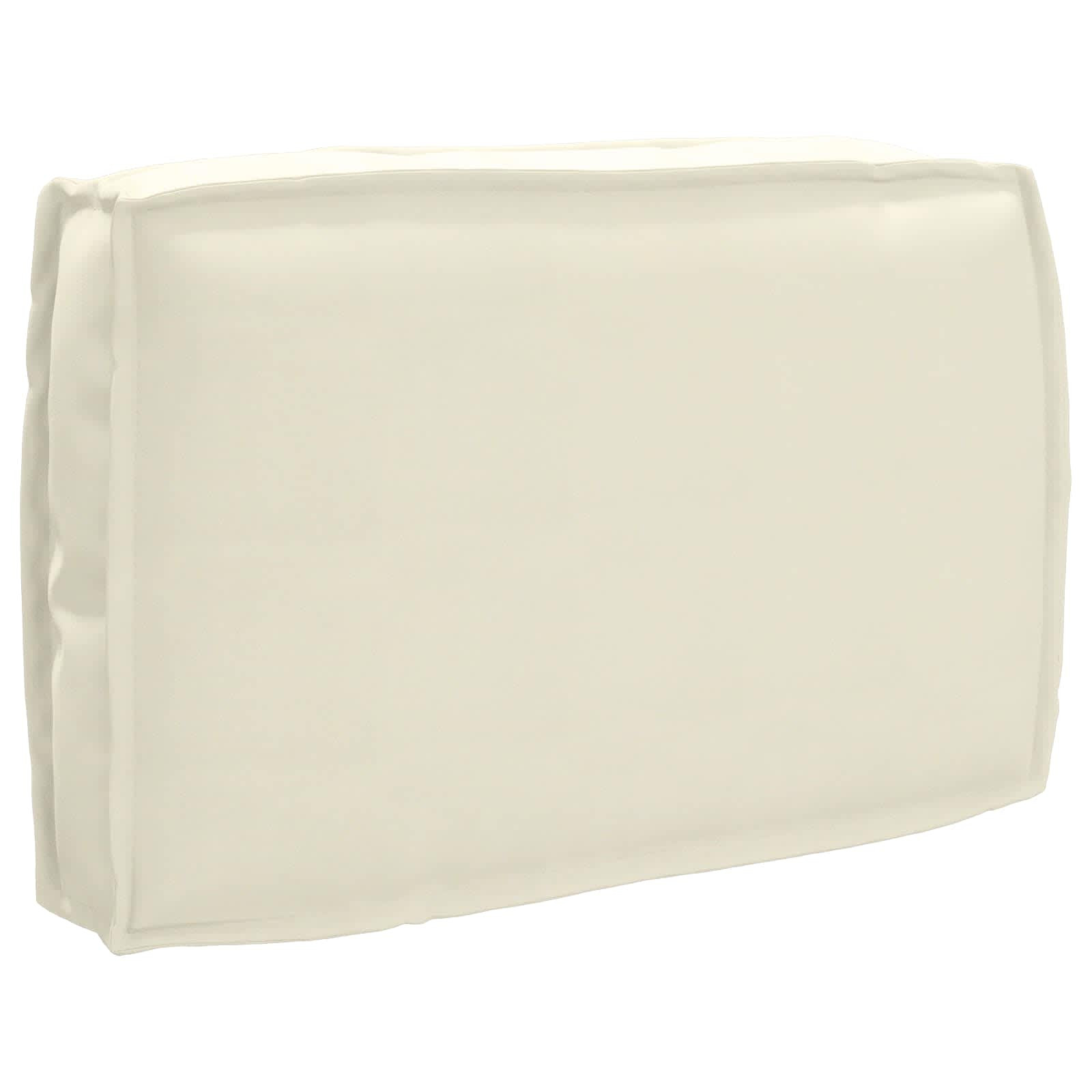 vidaXL Kissen Creme 60 x 40 x 12 cm Oxford-Stoff