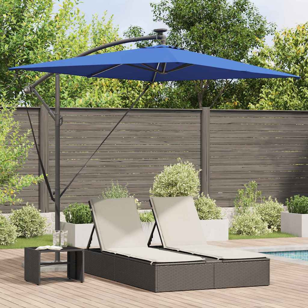 vidaXL Sonnenschirm 294 x 200 x 270 cm Polyester und Aluminium