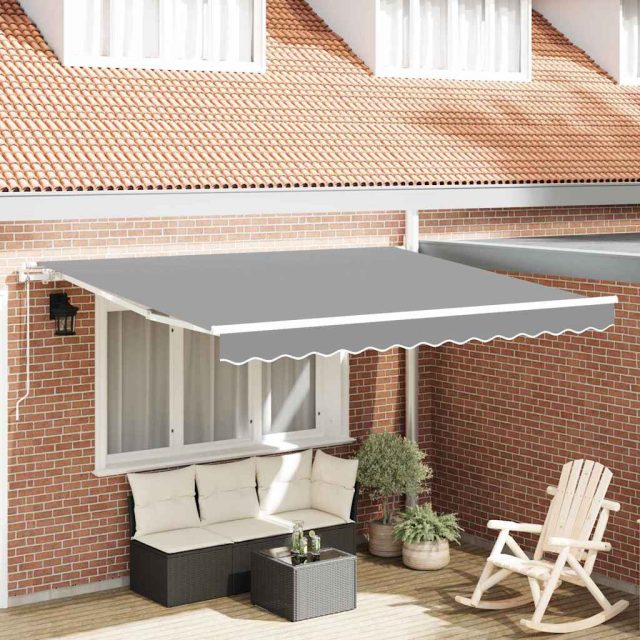 vidaXL Markisenrahmen Weiß 300 x 250 cm Aluminium