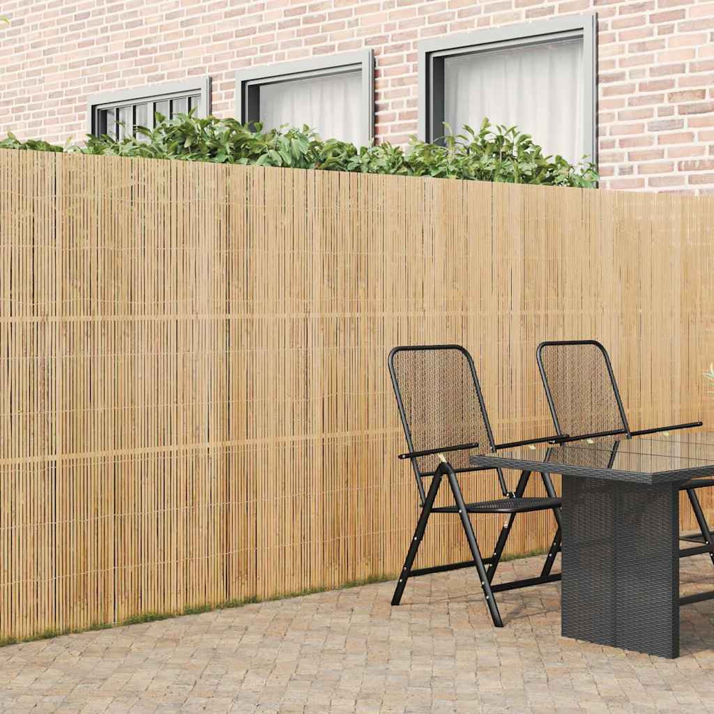 vidaXL Bambuszaun Natur 400 x 180 cm Bambus
