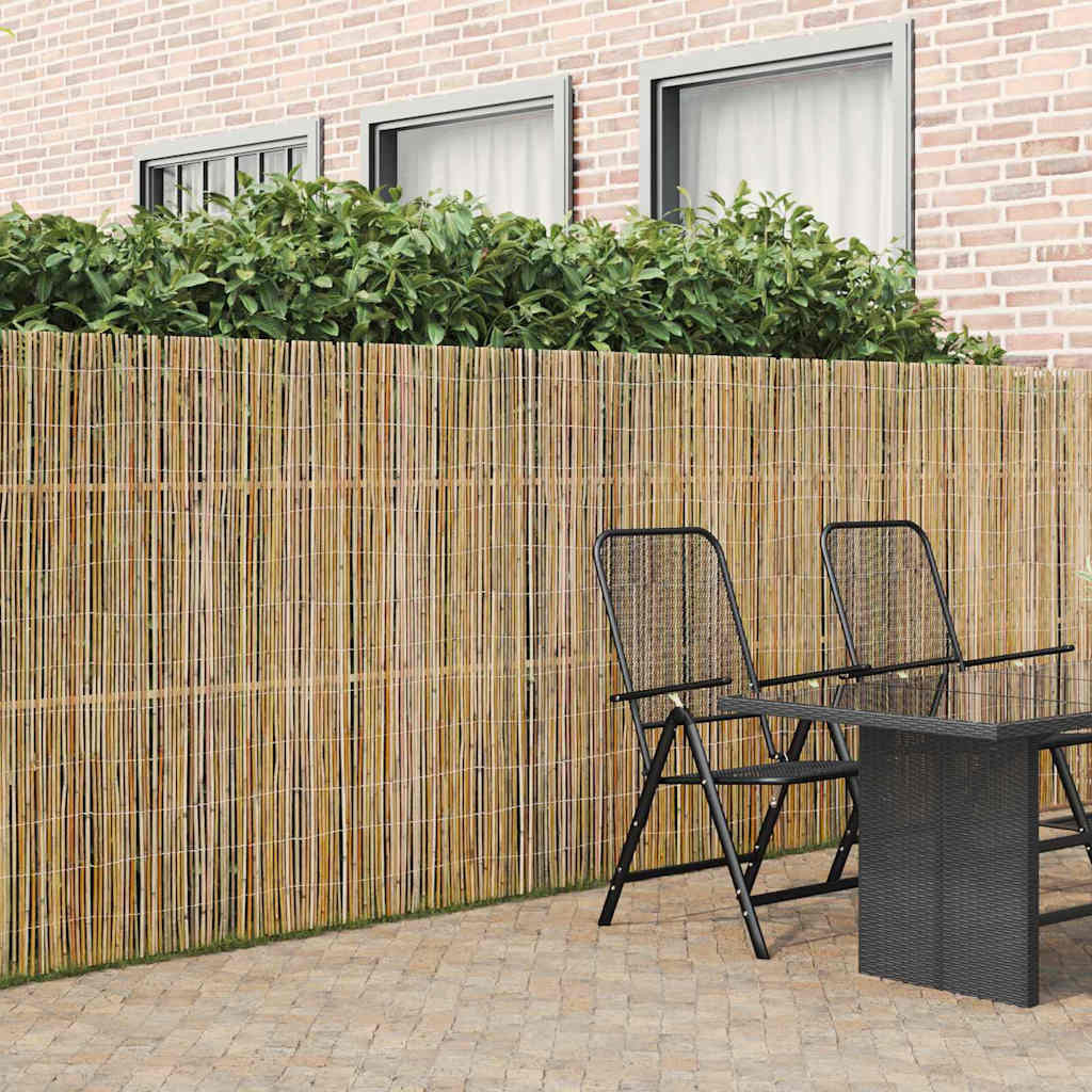 vidaXL Bambuszaun Natur 400 x 150 cm Bambus