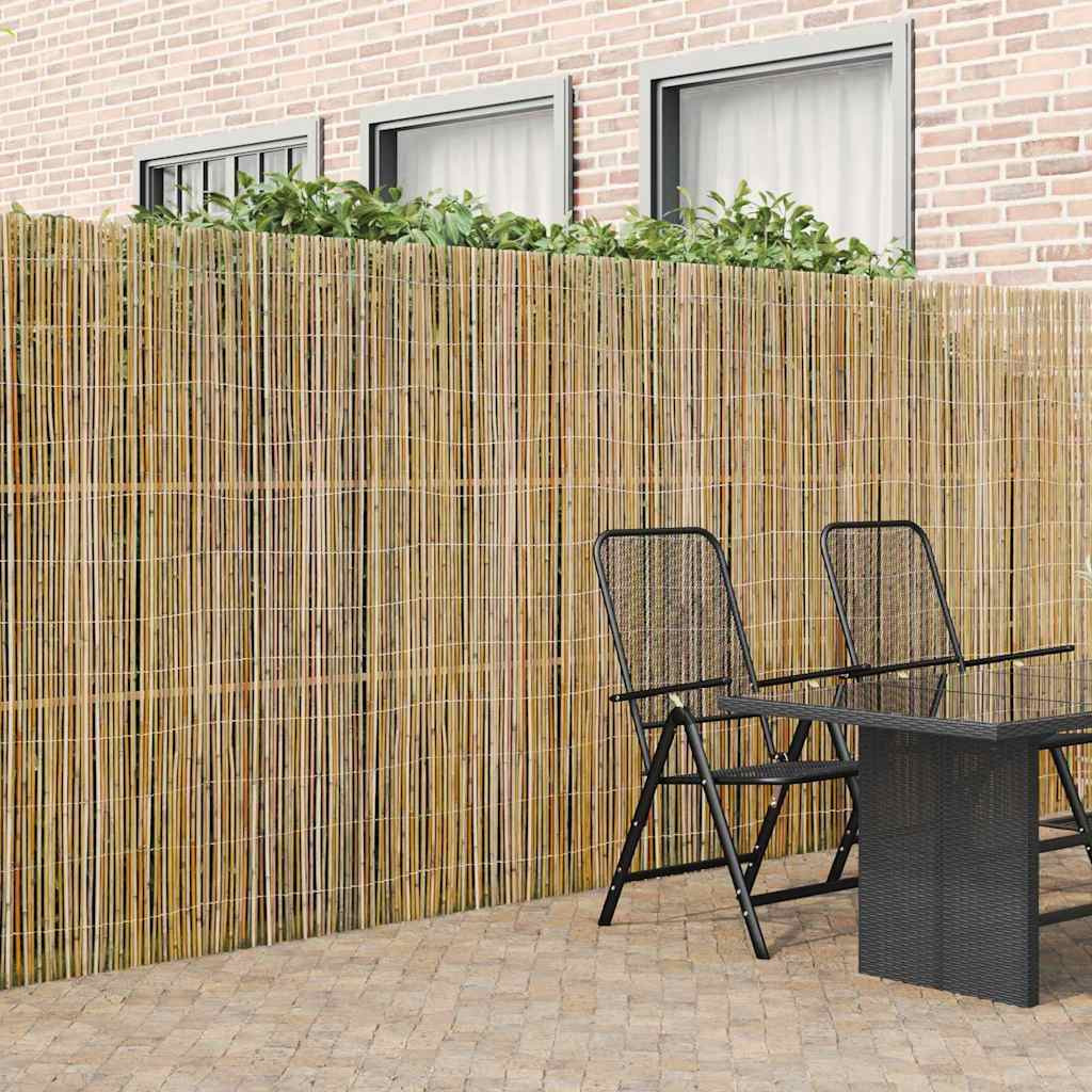 vidaXL Bambuszaun Natur 500 x 180 cm Bambus