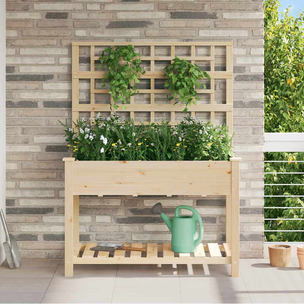 vidaXL Garten-Pflanzgefäß Beige 115 x 60,5 x 153 cm