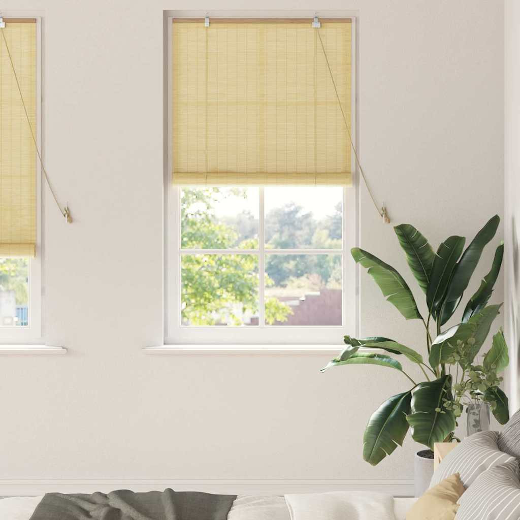 vidaXL Rollo Natur 80 x 220 cm Bambus