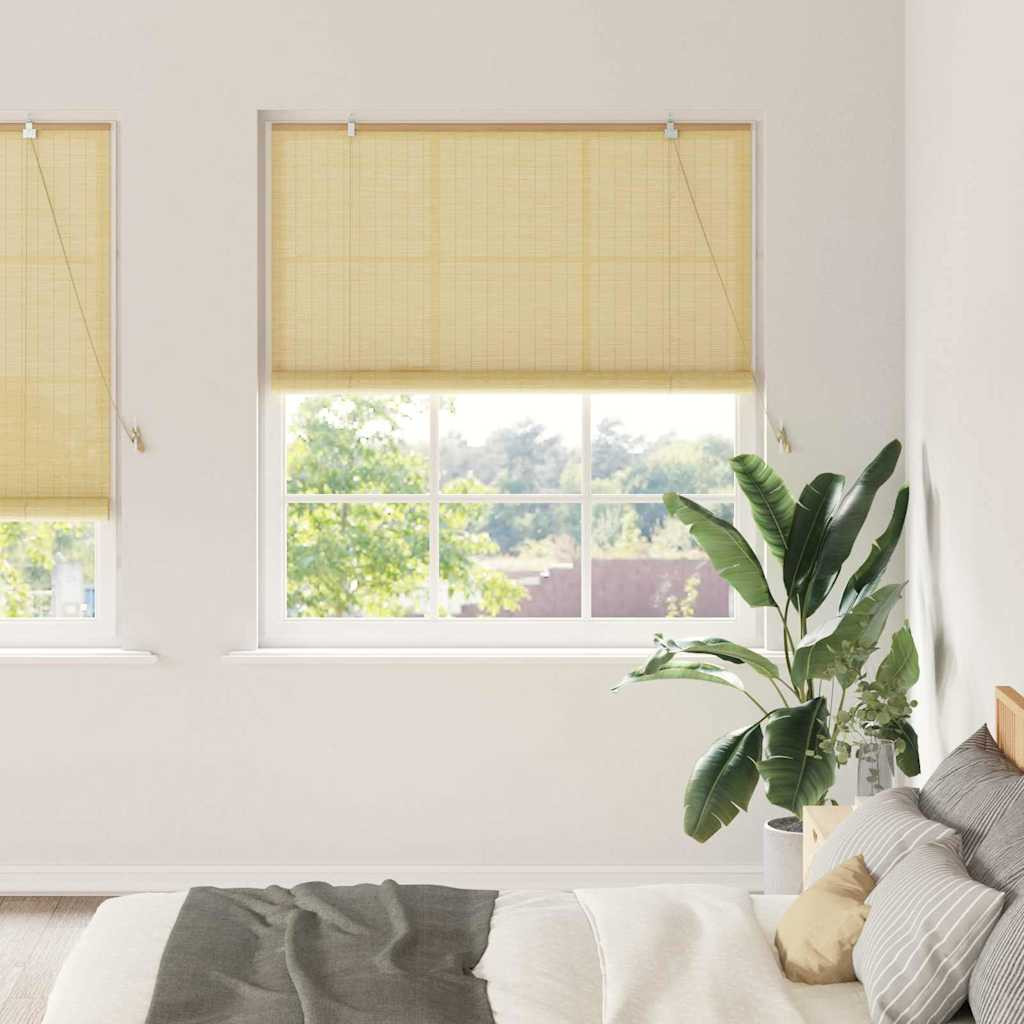 vidaXL Rollo Natur 140 x 220 cm Bambus