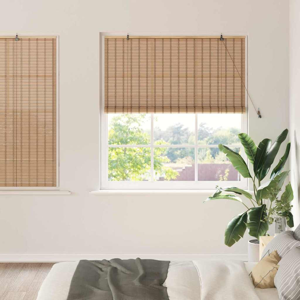 vidaXL Rollo Natur 140 x 160 cm Bambus
