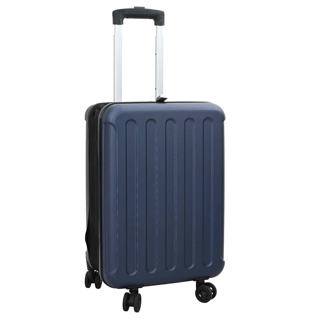 vidaXL Koffer mit Schloss Dunkelblau 34 x 23 x 55,5 cm ABS Kunststoff