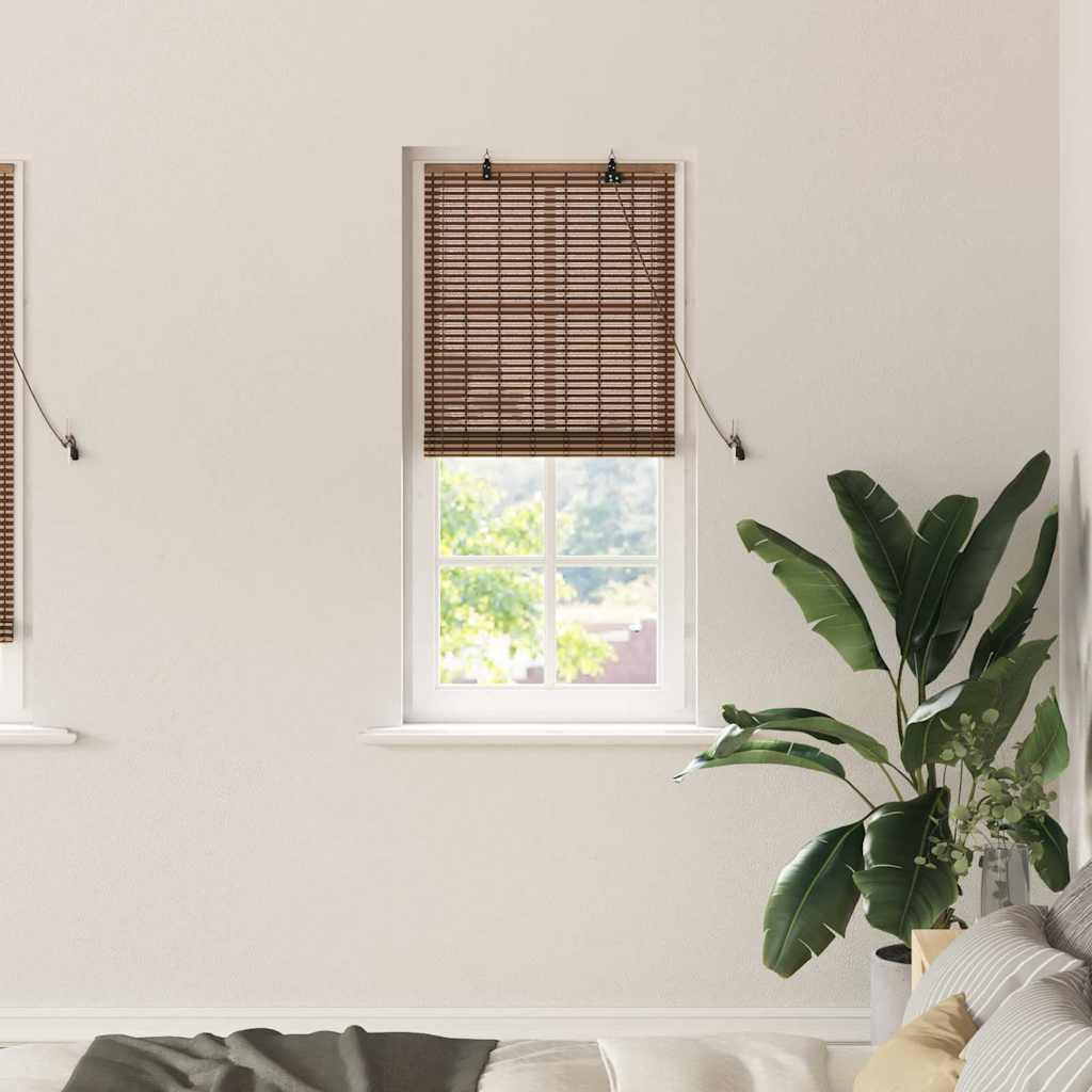 vidaXL Rollo Braun 60 x 220 cm Bambus