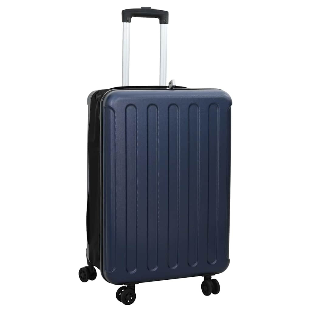 vidaXL Koffer mit Schloss Dunkelblau 43 x 27 x 66 cm ABS Kunststoff