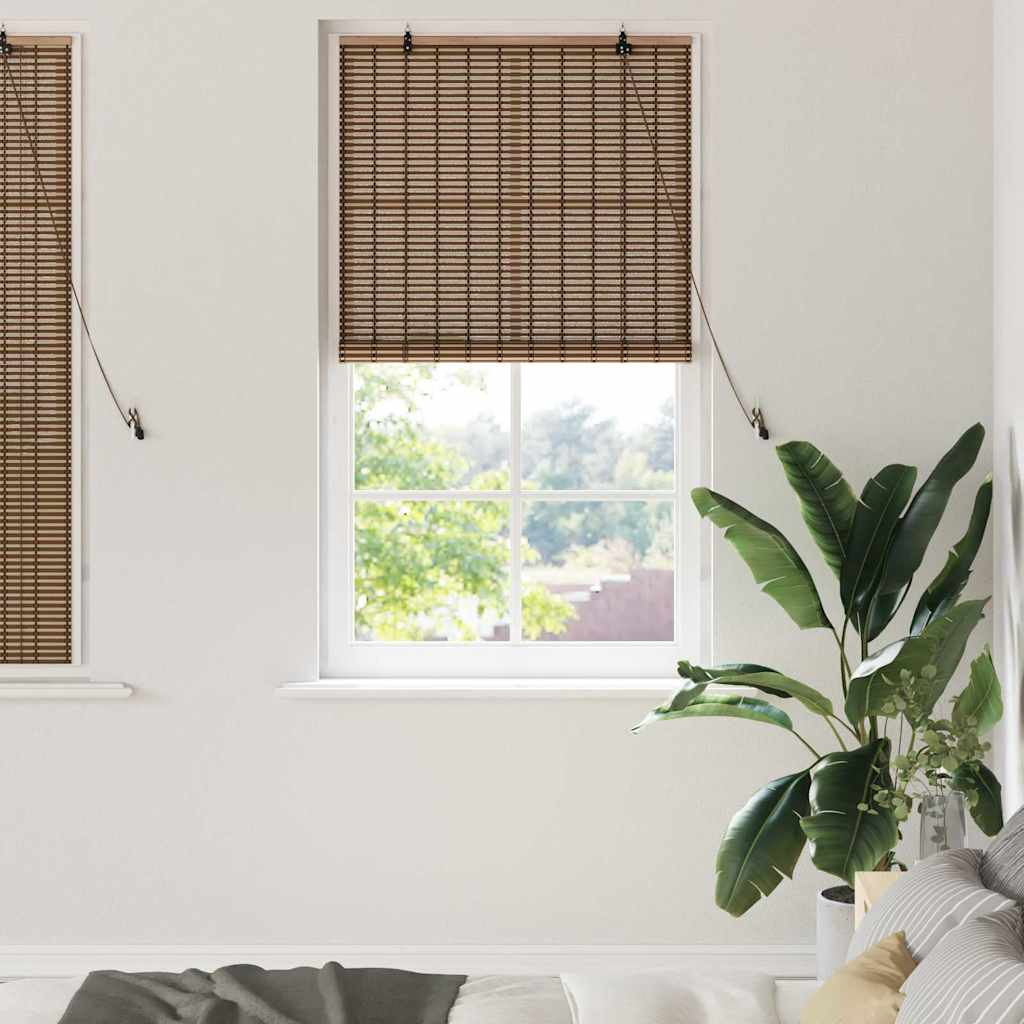 vidaXL Rollo Braun 80 x 160 cm Bambus