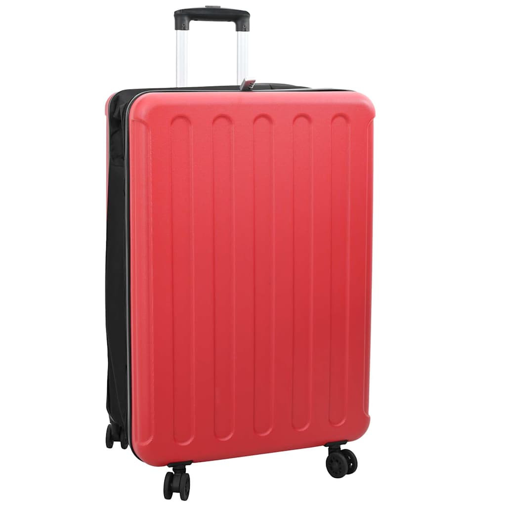 vidaXL Koffer mit Schloss Rot 50 x 30 x 76 cm ABS Kunststoff