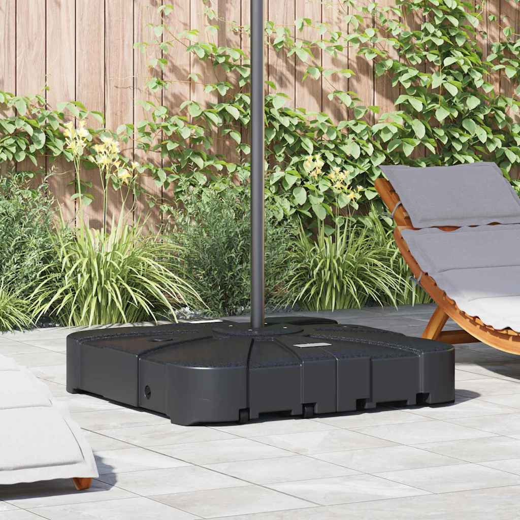 vidaXL Basis für Freischwinger-Sonnenschirm Schwarz 86 x 86 x 19 cm