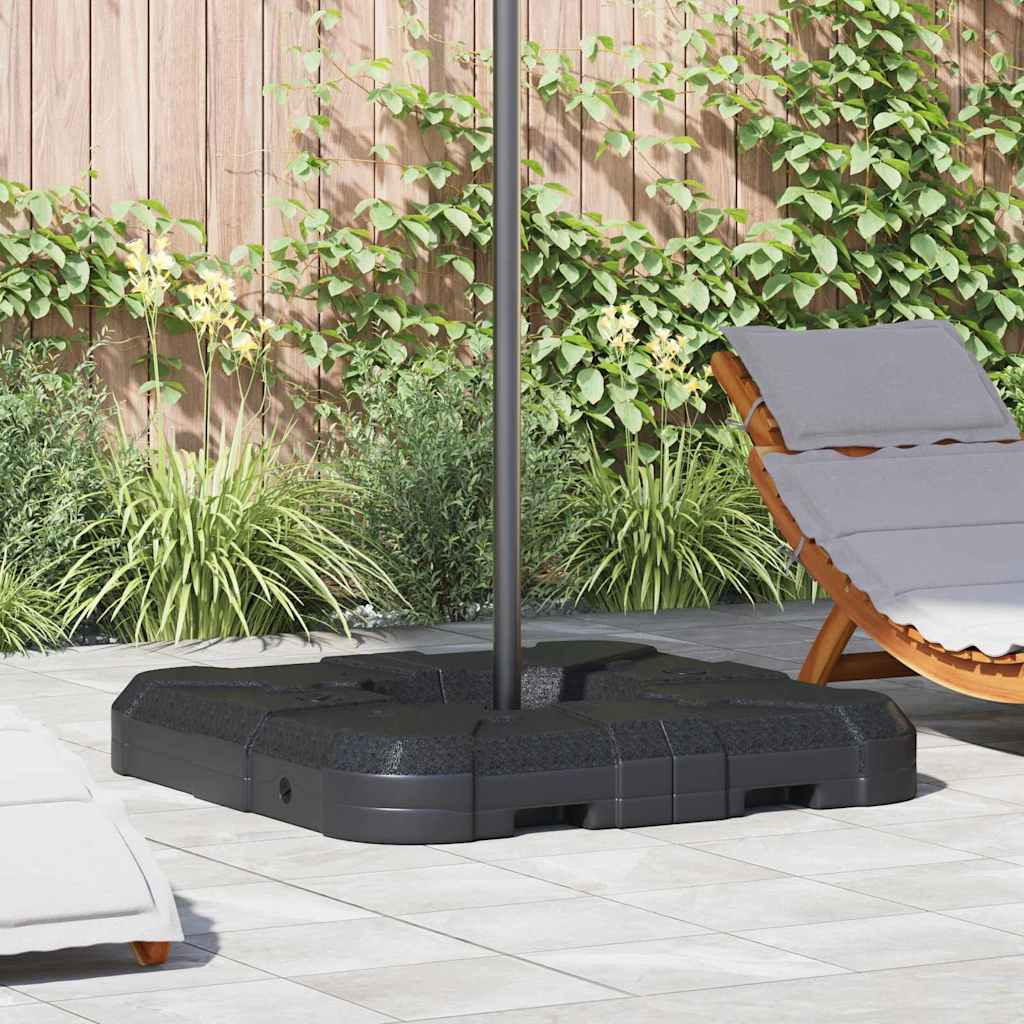 vidaXL Basis für Freischwinger-Sonnenschirm Schwarz