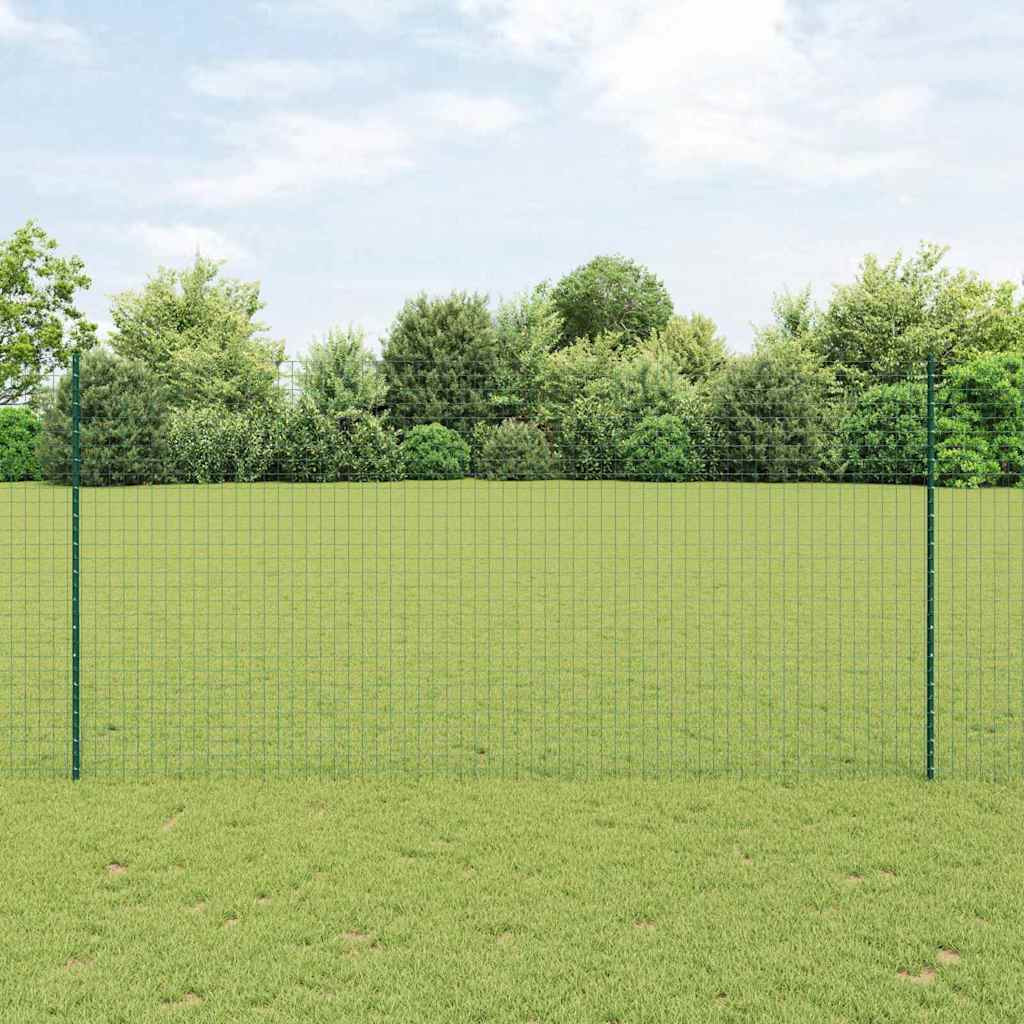 vidaXL Eingebetteter Zaunpfosten 5 stk. Grün 200 cm