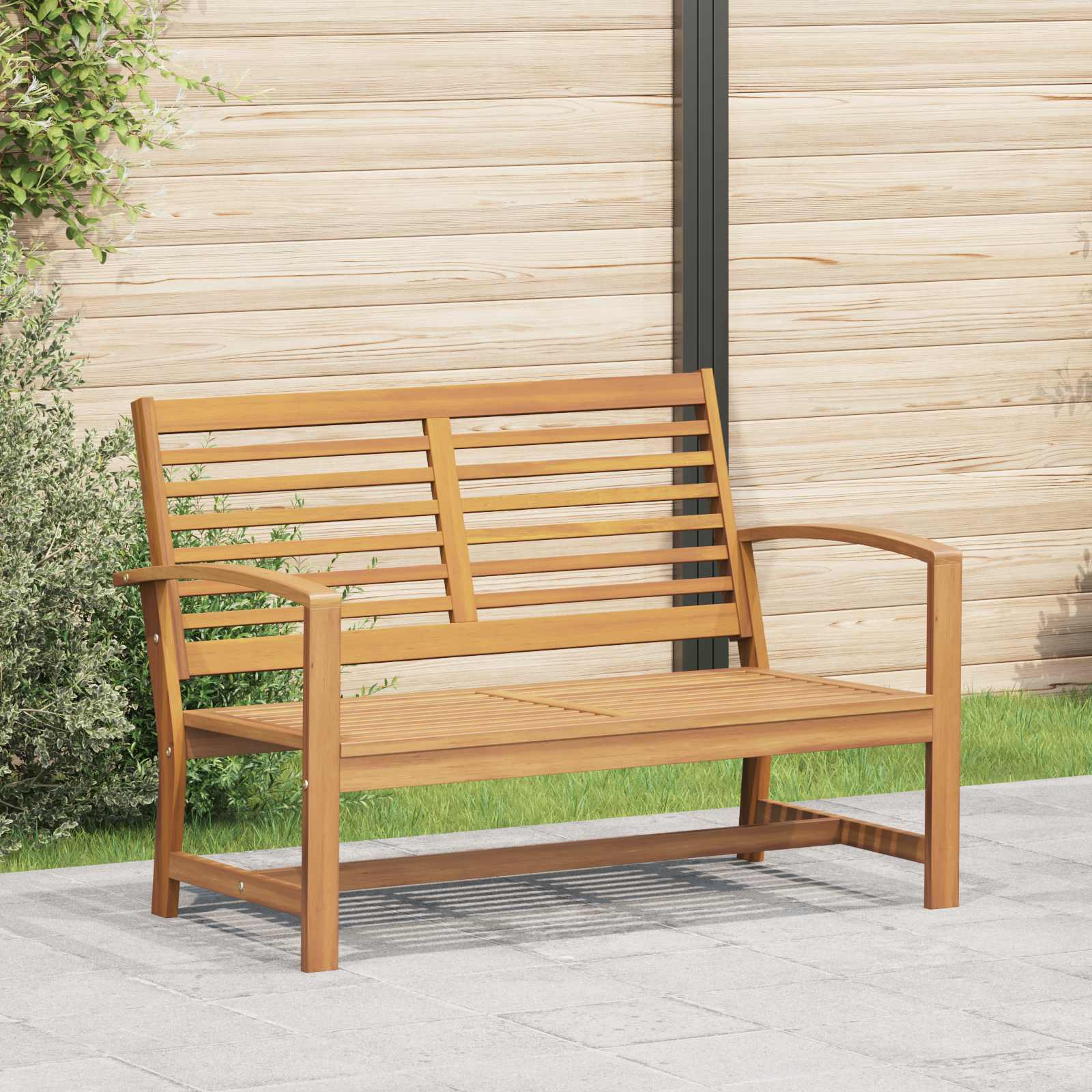 vidaXL Bank Braun 110 x 65 x 76,5 cm Massivholz Teak