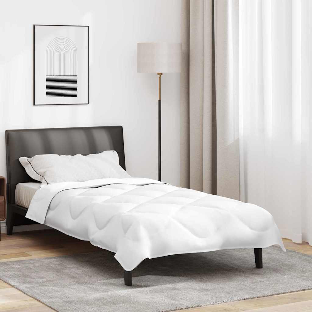 vidaXL Bettdecke Weiß 220 x 140 x 4 cm Polyester