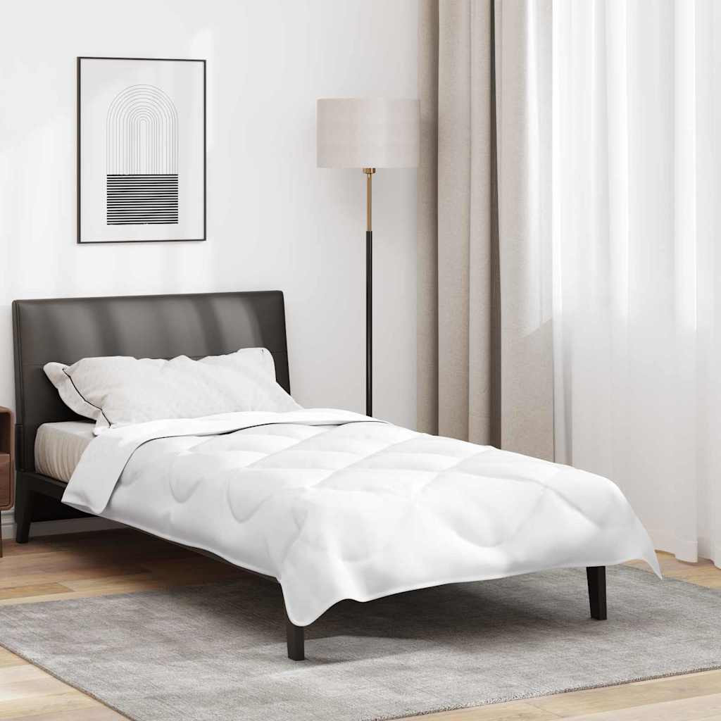 vidaXL Winterbettdecke Weiß 220 x 135 x 5 cm Polyester