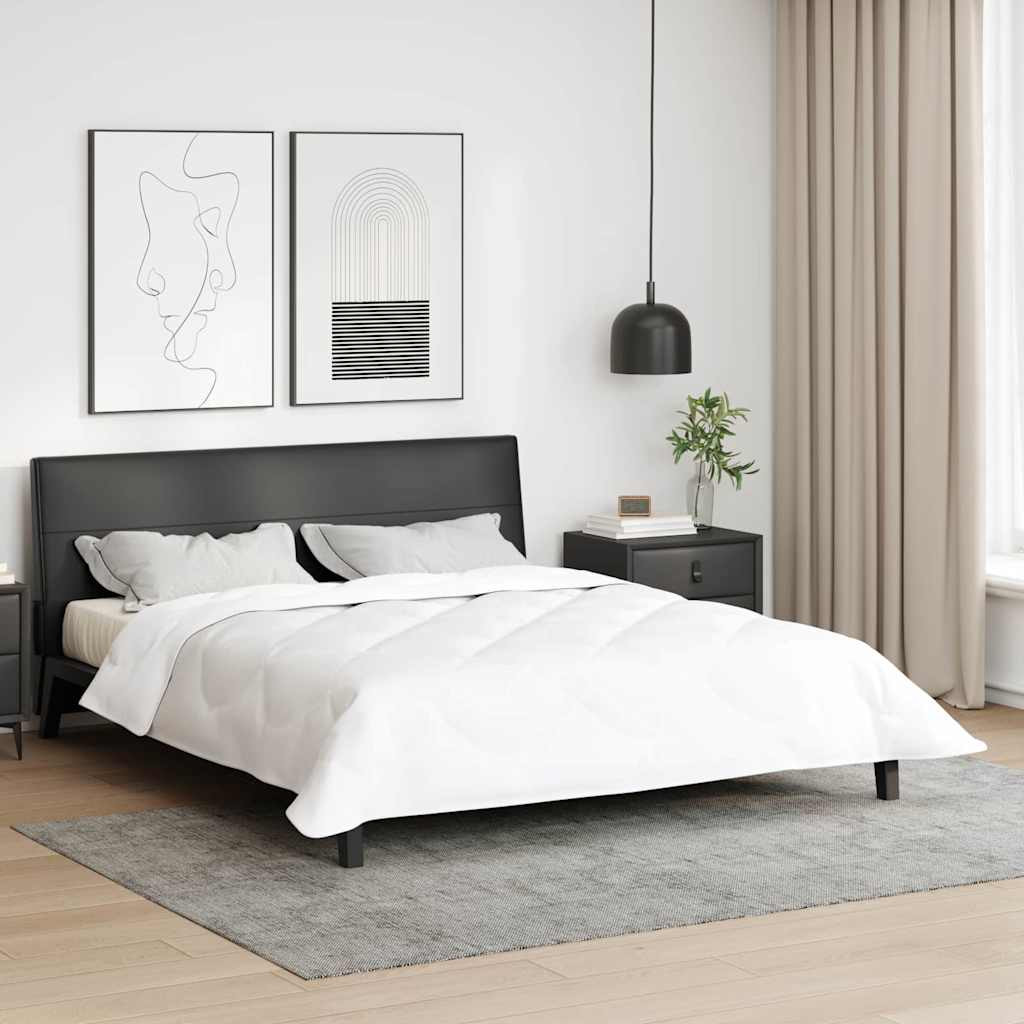 vidaXL Winterbettdecke Weiß 260 x 220 x 3 cm Polyester