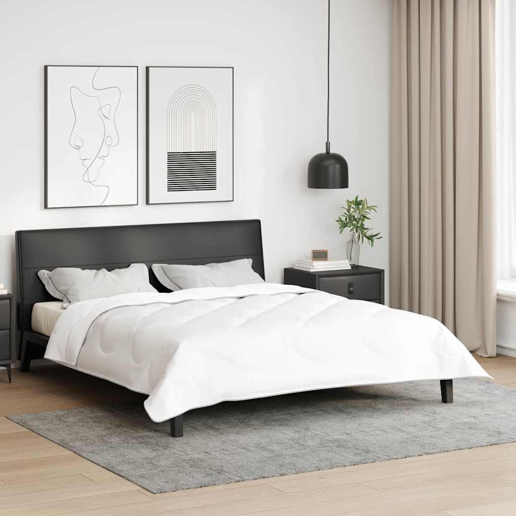 vidaXL 2-in-1 Bettdecke Weiß 262 x 242 x 10 cm Polyester
