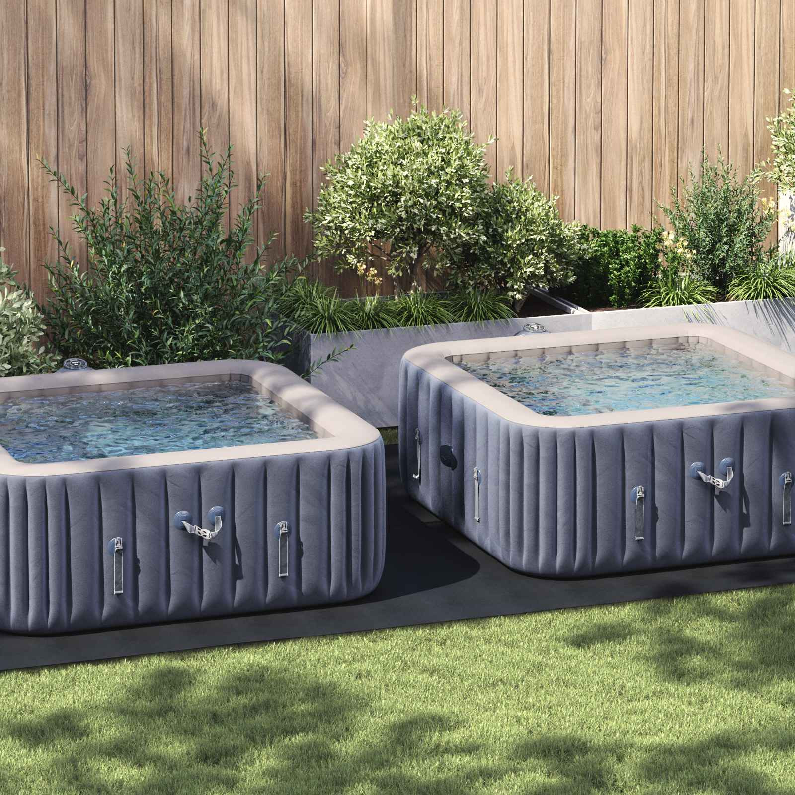 vidaXL Bodenfolie für Pools Schwarz 500 x 250 x 0,1 cm Vliesstoff
