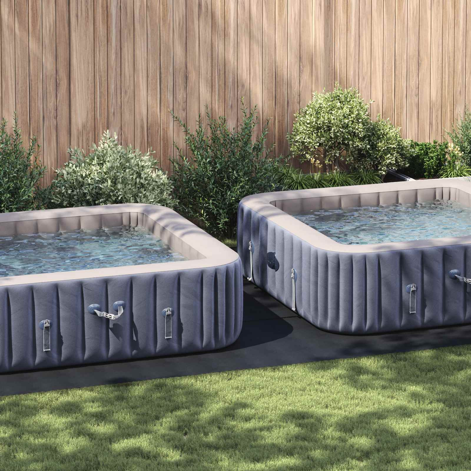 vidaXL Bodenfolie für Pools Schwarz 750 x 372 x 0,1 cm Vliesstoff