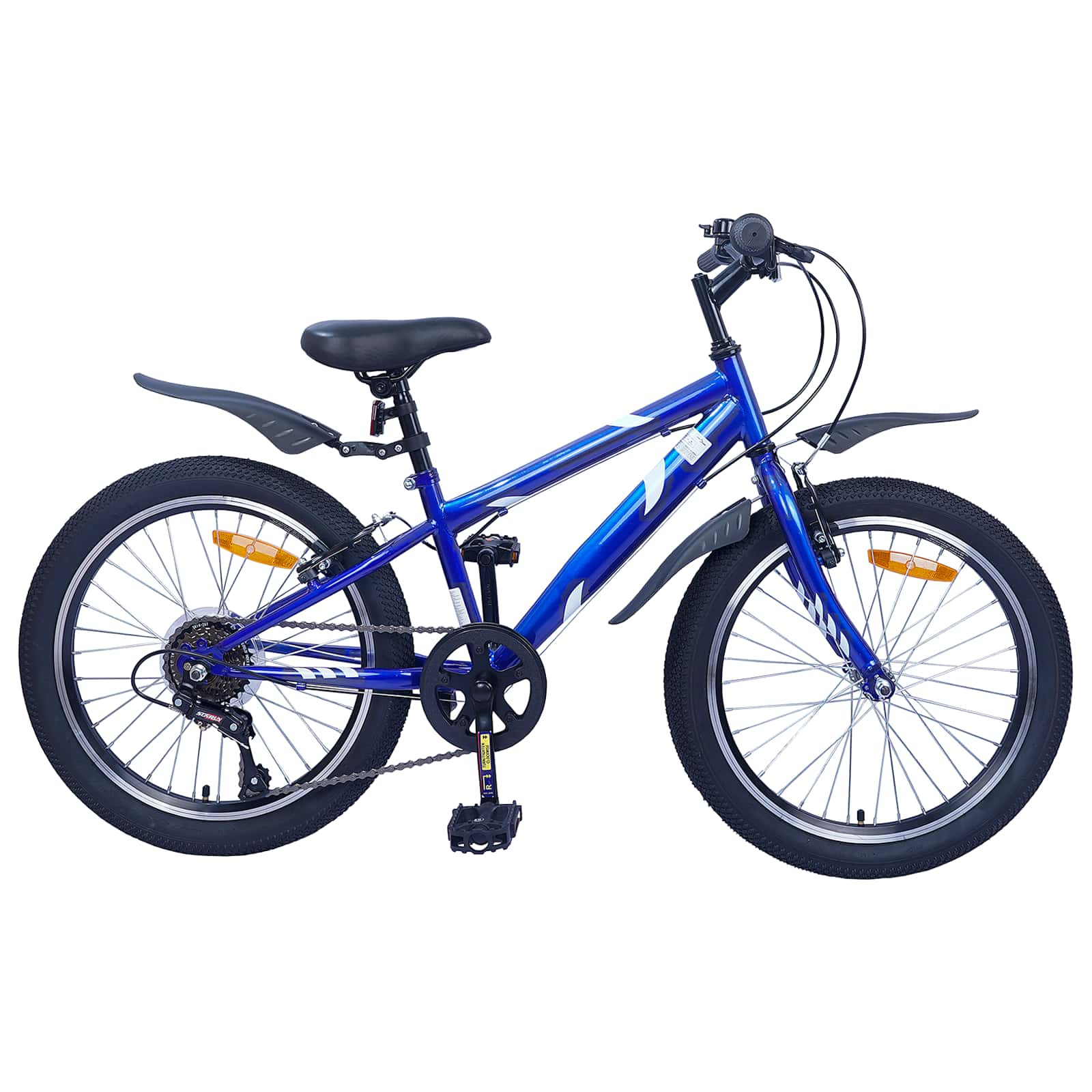 vidaXL Kinderfahrrad 20 Zoll 6-Speed für 6-11 Jahre alt Dunkelblau