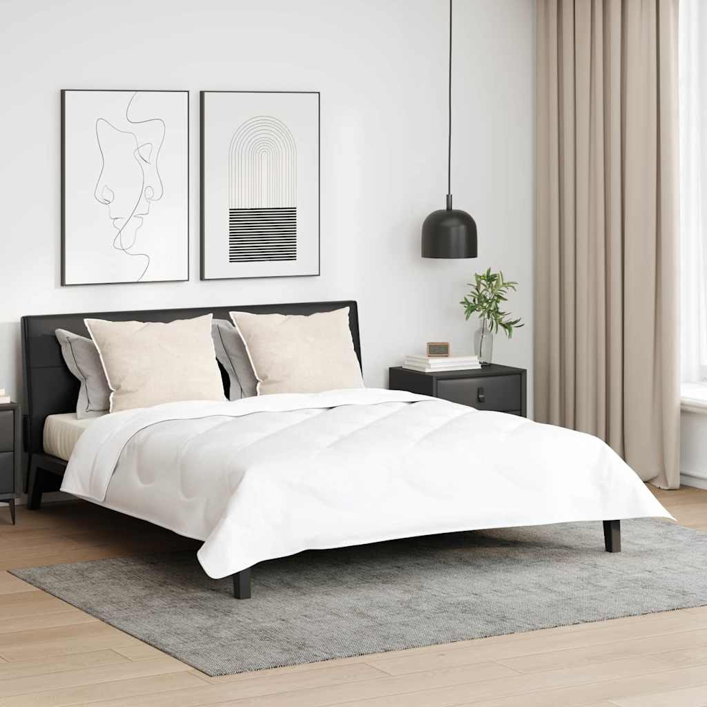 vidaXL Kopfkissen mit Kissen 2 pcs Weiß 79 x 60 x 20 cm Polyester