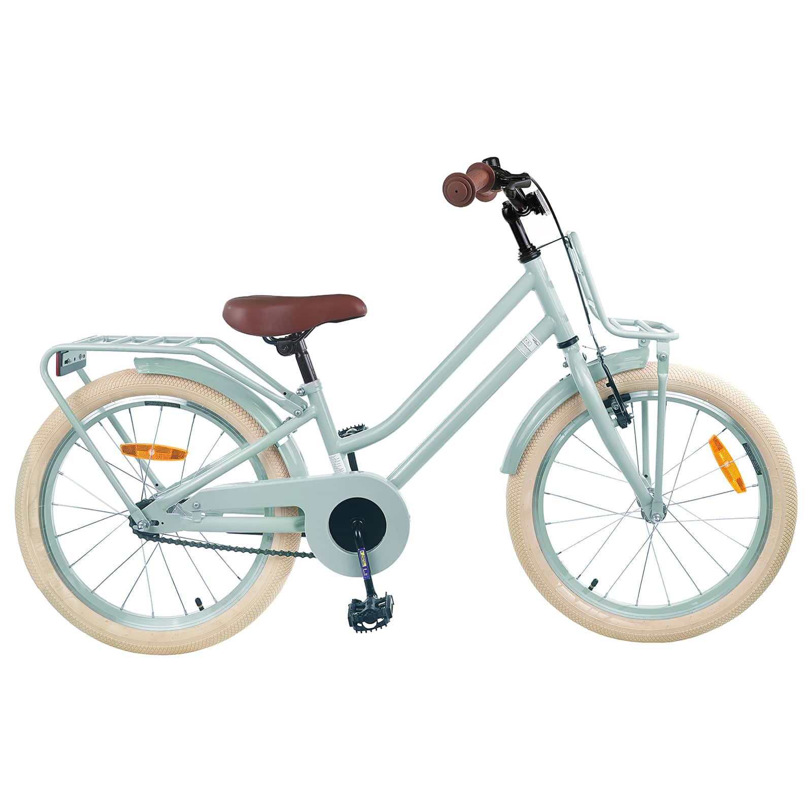 vidaXL Kinderfahrrad 22 Zoll für 7-12 Jahre alt Hellgrün