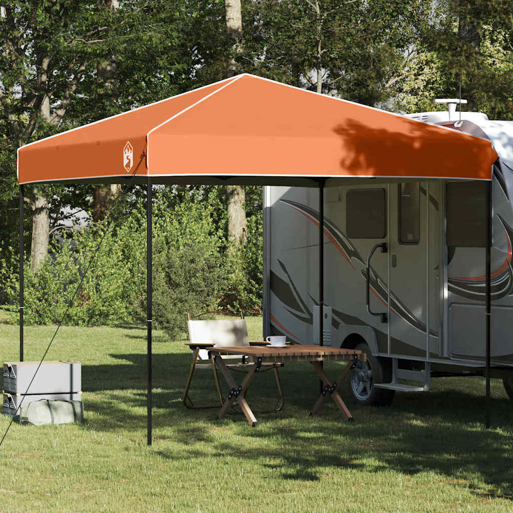 vidaXL Pavillon-Zelt Orange 243 x 243 x 251 cm Stoff