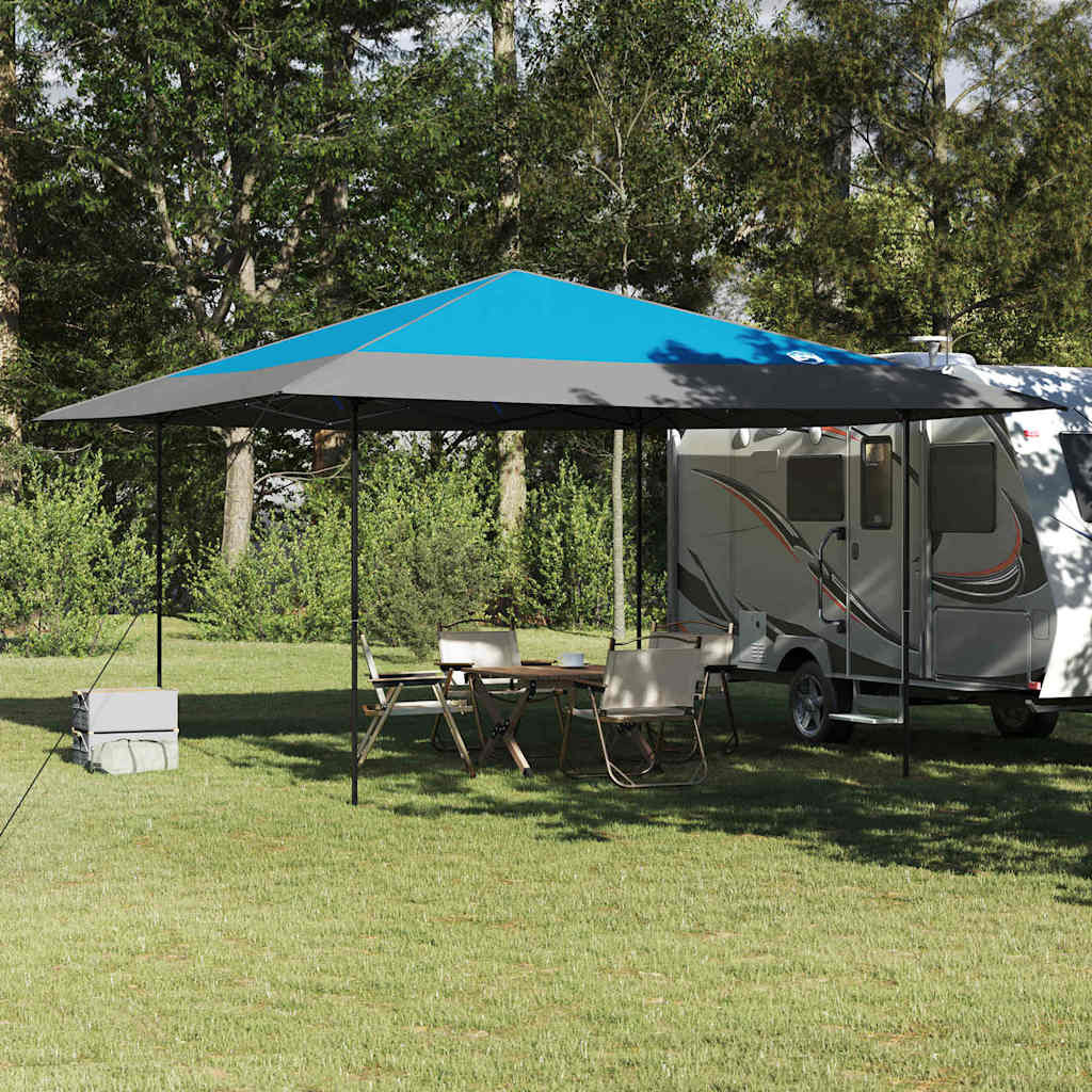 vidaXL Pavillon-Zelt Blau 395 x 395 x 251 cm Stoff