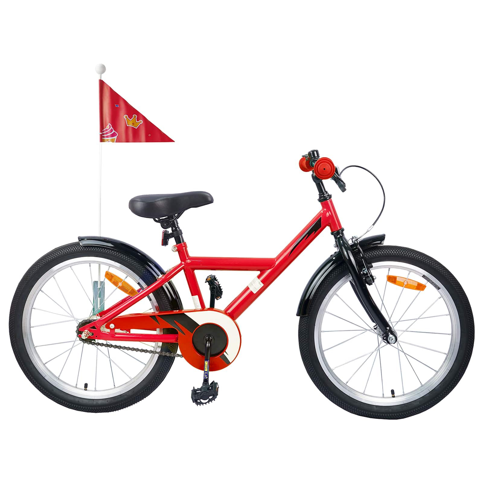 vidaXL Kinderfahrrad 20 Zoll für 6-11 Jahre alt Rot
