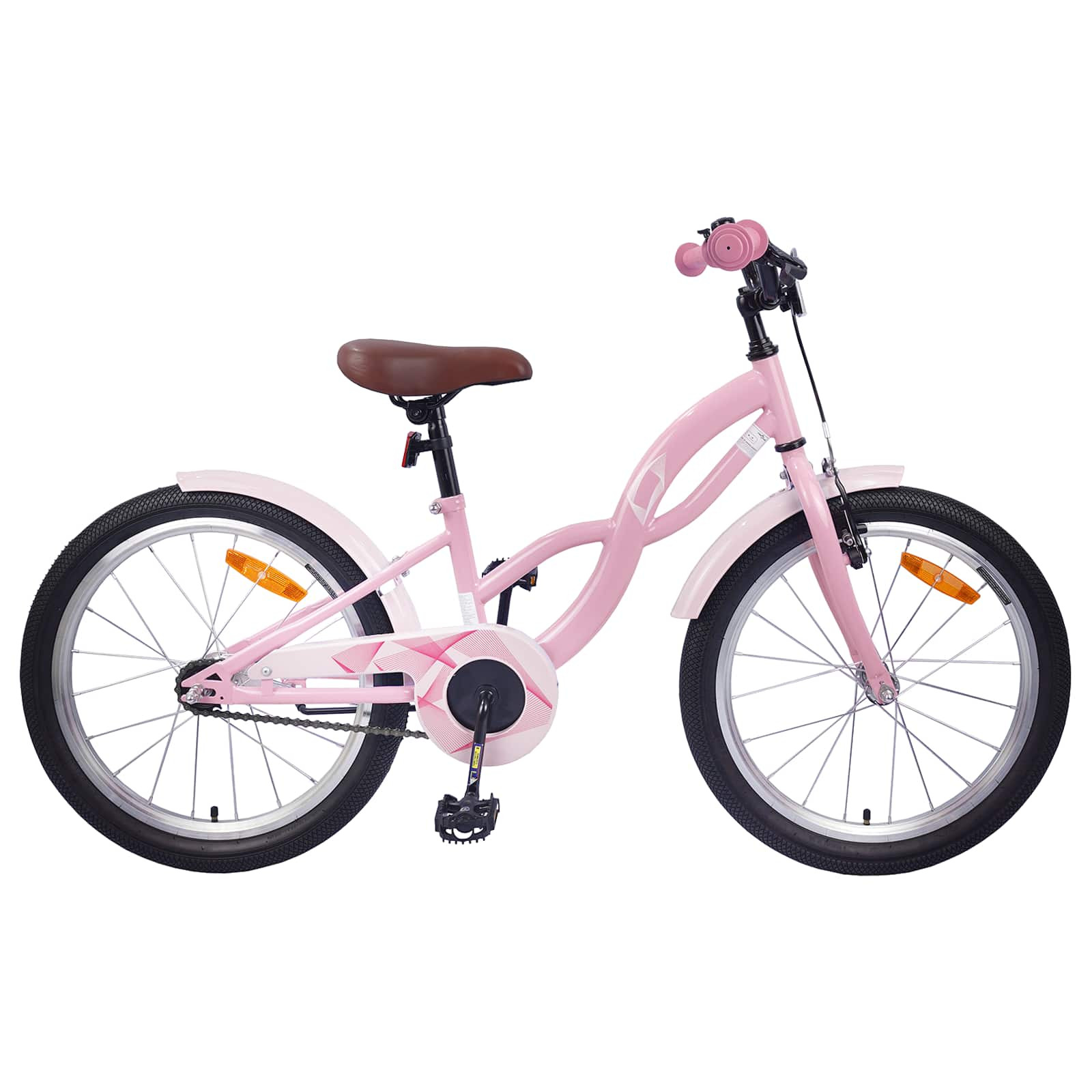 vidaXL Kinderfahrrad 20 Zoll für 6-11 Jahre alt Hellrosa