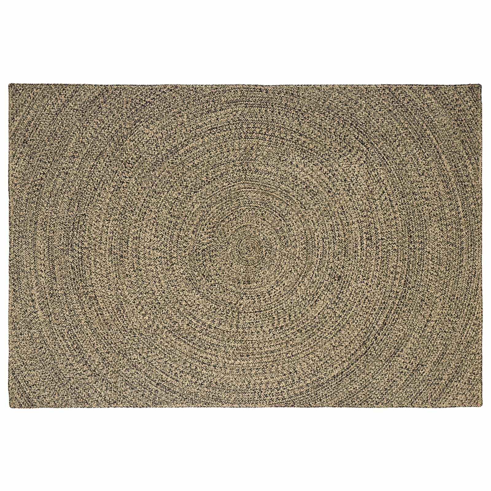 vidaXL Bereichsteppiche Natürlich und Schwarz 160 x 230 cm Jute