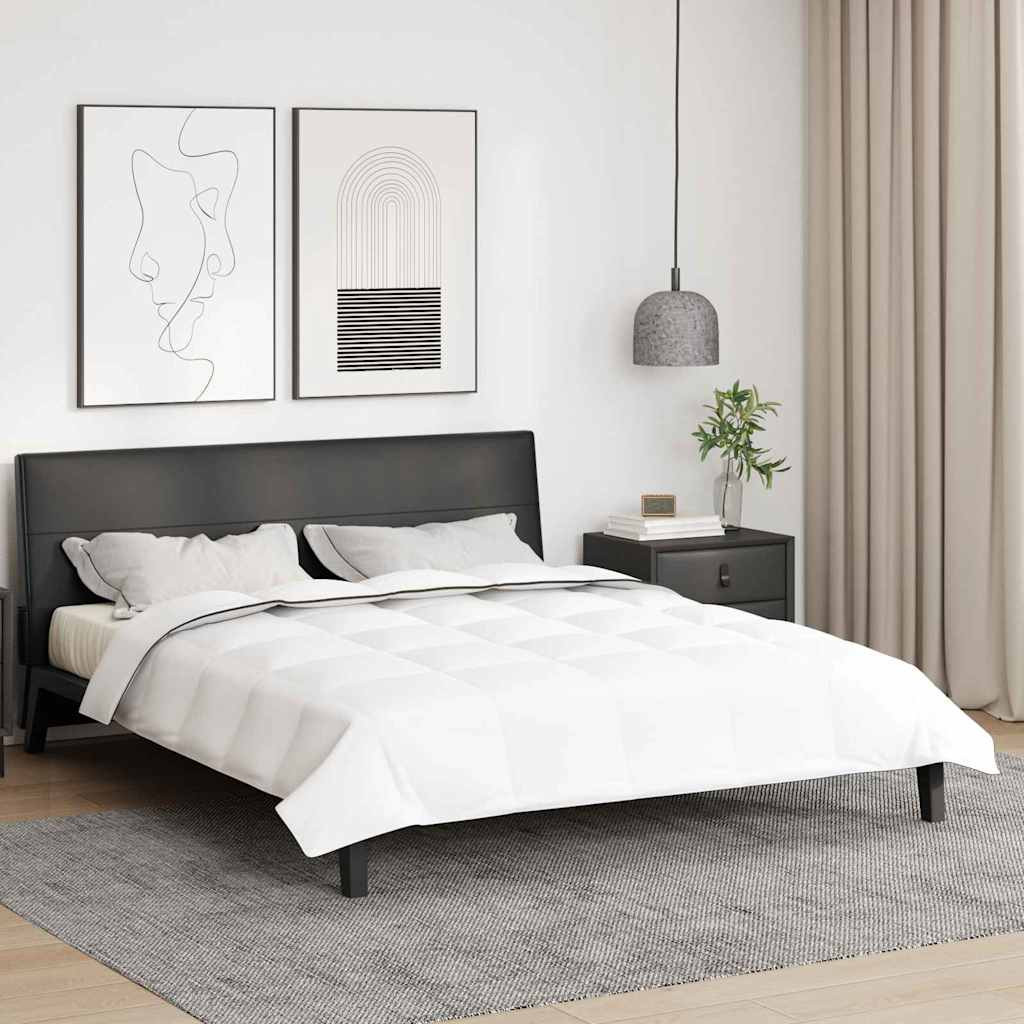 vidaXL Winterbettdecke Weiß 200 x 240 cm Feder