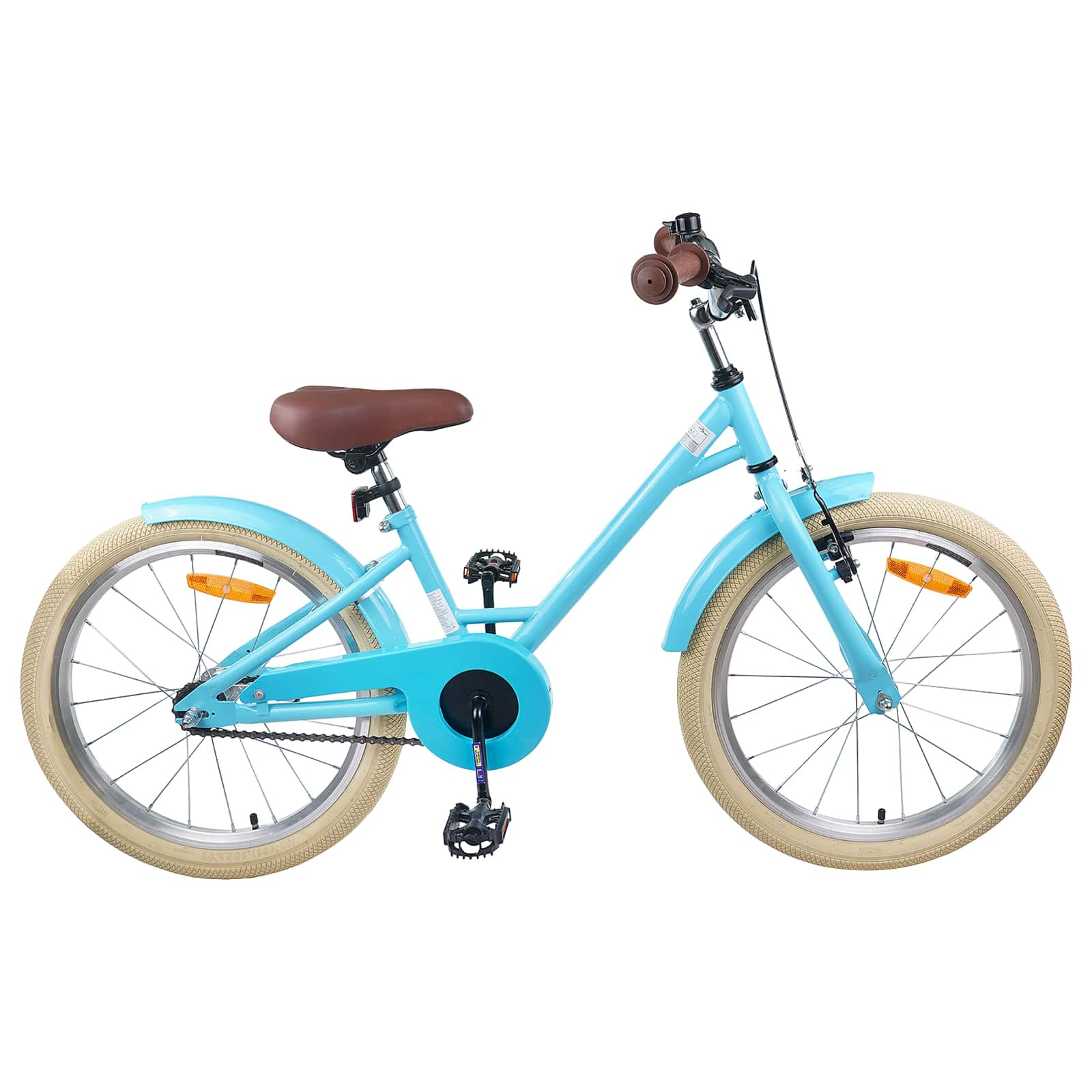 vidaXL Kinderfahrrad 22 Zoll für 7-12 Jahre alt Himmelblau