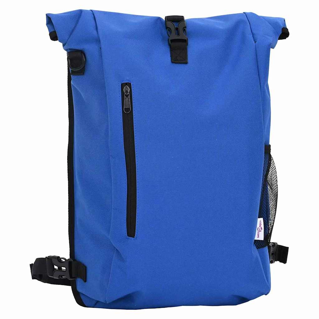 vidaXL Fahrradtasche Blau 31 x 13 x 58 cm Polyester