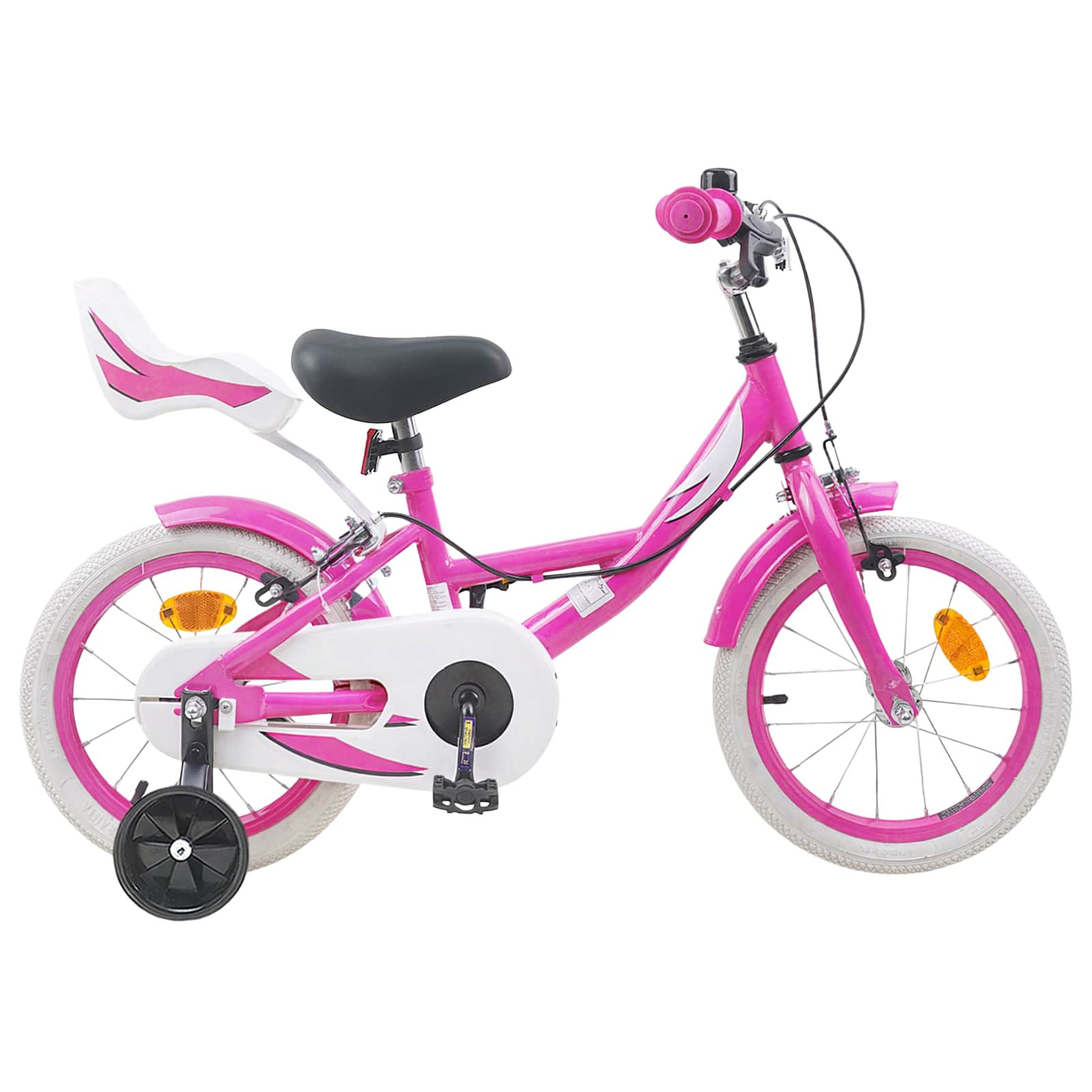 vidaXL Kinderfahrrad 12 Zoll für 2-4 Jahre alt Rosa