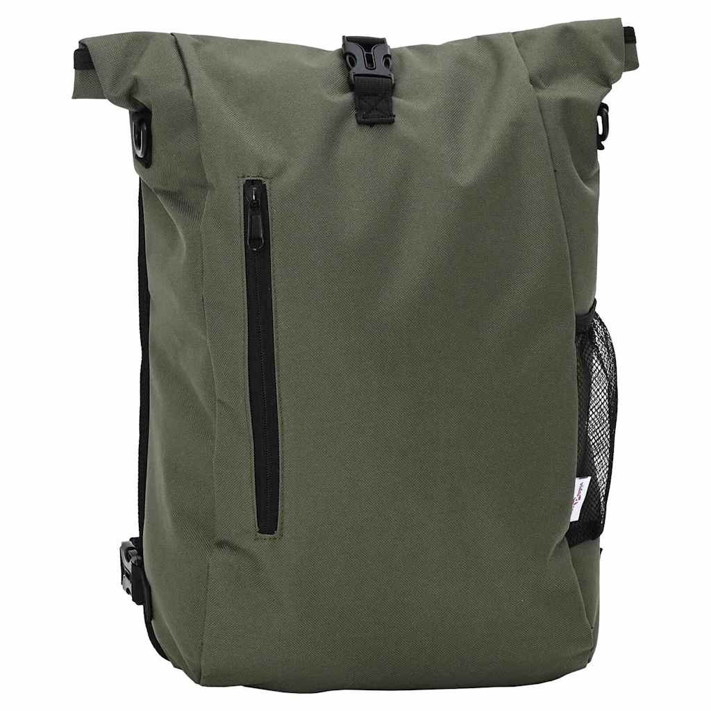 vidaXL Fahrradtasche Oliv 31 x 13 x 58 cm Polyester