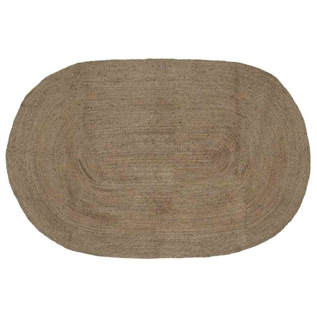 vidaXL Bereichsteppiche Grau 205 x 305 cm Jute